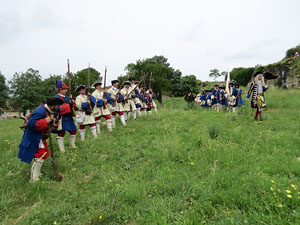 Girona resisteix! Jornades de recreaci&oacute; hist&ograve;rica de la Guerra de Successi&oacute;. Castell de Montju&iuml;c. Cloenda de la recreaci&oacute; hist&ograve;rica