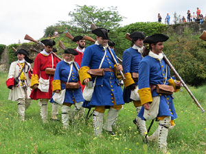 Girona resisteix! Jornades de recreaci&oacute; hist&ograve;rica de la Guerra de Successi&oacute;. Castell de Montju&iuml;c. Cloenda de la recreaci&oacute; hist&ograve;rica