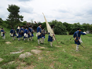 Girona resisteix! Jornades de recreaci&oacute; hist&ograve;rica de la Guerra de Successi&oacute;. Castell de Montju&iuml;c. Cloenda de la recreaci&oacute; hist&ograve;rica
