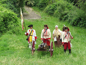 Girona resisteix! Jornades de recreaci&oacute; hist&ograve;rica de la Guerra de Successi&oacute;. Castell de Montju&iuml;c. Cloenda de la recreaci&oacute; hist&ograve;rica