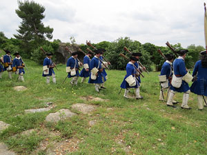 Girona resisteix! Jornades de recreaci&oacute; hist&ograve;rica de la Guerra de Successi&oacute;. Castell de Montju&iuml;c. Cloenda de la recreaci&oacute; hist&ograve;rica