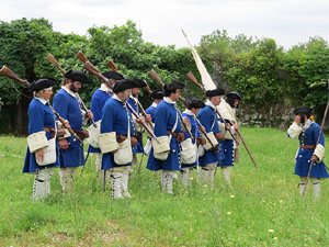 Girona resisteix! Jornades de recreaci&oacute; hist&ograve;rica de la Guerra de Successi&oacute;. Castell de Montju&iuml;c. Cloenda de la recreaci&oacute; hist&ograve;rica