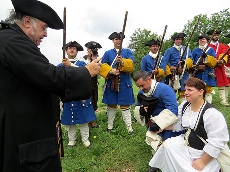 Girona resisteix! Jornades de recreaci&oacute; hist&ograve;rica de la Guerra de Successi&oacute;. Castell de Montju&iuml;c. Cloenda de la recreaci&oacute; hist&ograve;rica