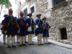 Girona resisteix! Jornades de recreaci&oacute; hist&ograve;rica de la Guerra de Successi&oacute;. Combat a la pla&ccedil;a dels Lledoners