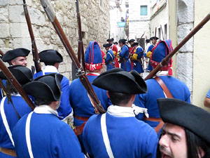 Girona resisteix! Jornades de recreaci&oacute; hist&ograve;rica de la Guerra de Successi&oacute;. Combat a la pla&ccedil;a dels Lledoners
