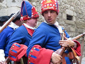 Girona resisteix! Jornades de recreaci&oacute; hist&ograve;rica de la Guerra de Successi&oacute;. Combat a la pla&ccedil;a dels Lledoners