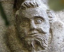 Detall de finestral g&ograve;tic