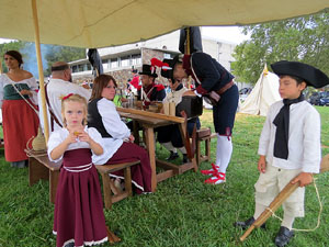 IX Festa Reviu els Setges Napole&ograve;nics de Girona. Campament d'&egrave;poca napole&ograve;nica al parc de les Ribes del Ter