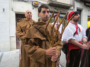 IX Festa Reviu els Setges Napole&ograve;nics de Girona. Desfilada pels carrers del Barri Vell
