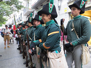 IX Festa Reviu els Setges Napole&ograve;nics de Girona. Desfilada pels carrers del Barri Vell