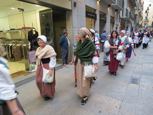 IX Festa Reviu els Setges Napole&ograve;nics de Girona. Desfilada pels carrers del Barri Vell