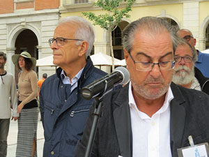 IX Festa Reviu els Setges Napole&ograve;nics de Girona. Presentaci&oacute; a la pla&ccedil;a de la Independ&egrave;ncia
