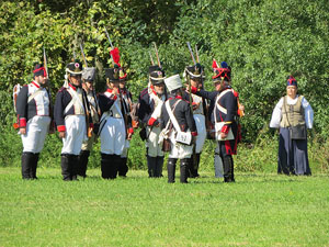 IX Festa Reviu els Setges Napole&ograve;nics de Girona. Recreaci&oacute; d'una batalla al parc de les Ribes del Ter