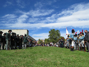 IX Festa Reviu els Setges Napole&ograve;nics de Girona. Finalitzaci&oacute; de la recreaci&oacute; a les Ribes del Ter