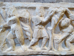 Sarc&ograve;fag de les Estacions, principi segle IV dC