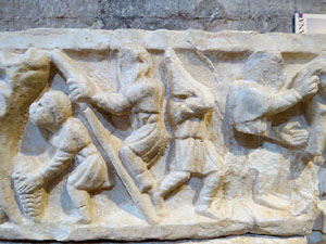 Sarc&ograve;fag de les Estacions, principi segle IV dC