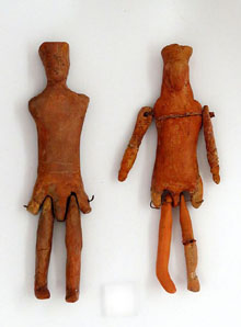 Nines, terracota. Emp&uacute;ries (L'Escala, Alt Empord&agrave;), 50 aC - 100 dC