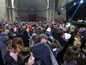 Nadal 2016. Campanades de Cap d'Any a la Catedral de Girona i actuaci&oacute; de Tapeo Sound System