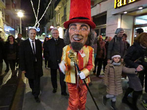 Nadal 2016. Cercavila de L'Esperit de Nadal amb motiu de la inauguraci&oacute; de la XVI Biennal del Pessebre Catal&agrave;