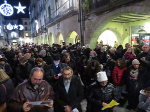 Nadal 2016. Encesa de les llums de Hanukk&agrave; a la pla&ccedil;a del Vi