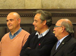 Nadal 2016. Inauguraci&oacute; de la XVI Biennal del Pessebre Catal&agrave; al Sal&oacute; de Plens de l'Ajuntament de Girona