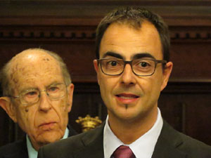 Nadal 2016. Inauguraci&oacute; de la XVI Biennal del Pessebre Catal&agrave; al Sal&oacute; de Plens de l'Ajuntament de Girona