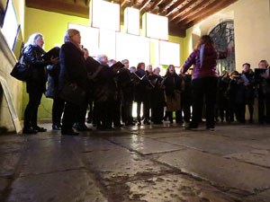 Nadal 2016. Inauguraci&oacute; de la XVI Biennal del Pessebre Catal&agrave; al Sal&oacute; de Plens de l'Ajuntament de Girona