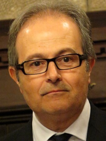 El President de la Federaci&oacute; Catalana de Pessebristes, Albert Catal&agrave;, durant la inauguraci&oacute;