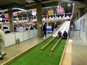Nadal 2016. Pista de gel i tobogan a Fira de Girona