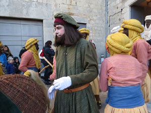 La Cavalcada de Reis 2017. La precavalcada des de la Merc&egrave; pels carrers de Girona
