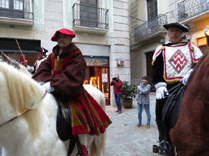 La Cavalcada de Reis 2017. La precavalcada des de la Merc&egrave; pels carrers de Girona