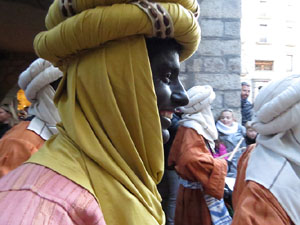 La Cavalcada de Reis 2017. La precavalcada des de la Merc&egrave; pels carrers de Girona