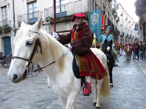 La Cavalcada de Reis 2017. La precavalcada des de la Merc&egrave; pels carrers de Girona