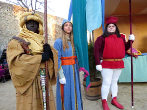 La Cavalcada de Reis 2017. El campament reial als Jardins de la Muralla