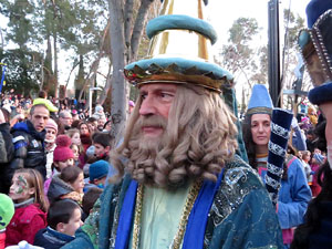 La Cavalcada de Reis 2017. El campament reial als Jardins de la Muralla