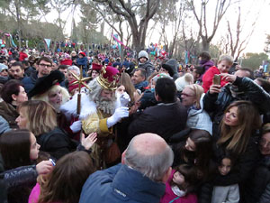 La Cavalcada de Reis 2017. El campament reial als Jardins de la Muralla