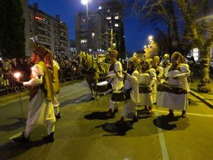 La Cavalcada de Reis 2017. Desfilada pels carrers de la ciutat, fins la pla&ccedil;a del Vi