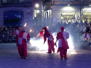 La Cavalcada de Reis 2017. Desfilada pels carrers de la ciutat, fins la pla&ccedil;a del Vi