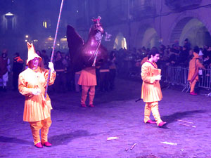 La Cavalcada de Reis 2017. Arribada a la pla&ccedil;a del Vi i rebuda de l'alcaldessa