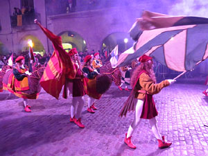 La Cavalcada de Reis 2017. Arribada a la pla&ccedil;a del Vi i rebuda de l'alcaldessa
