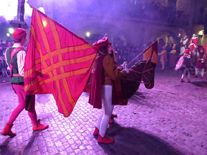 La Cavalcada de Reis 2017. Arribada a la pla&ccedil;a del Vi i rebuda de l'alcaldessa