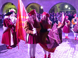 La Cavalcada de Reis 2017. Arribada a la pla&ccedil;a del Vi i rebuda de l'alcaldessa