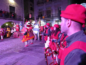 La Cavalcada de Reis 2017. Arribada a la pla&ccedil;a del Vi i rebuda de l'alcaldessa