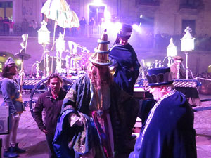 La Cavalcada de Reis 2017. Arribada a la pla&ccedil;a del Vi i rebuda de l'alcaldessa