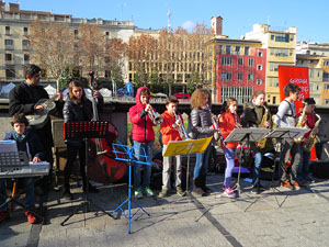 Nadal 2016. Girona Christmas Swing a la Rambla de la Llibertat