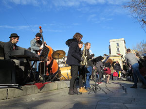 Nadal 2016. Girona Christmas Swing a la Rambla de la Llibertat