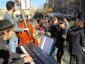 Nadal 2016. Girona Christmas Swing a la Rambla de la Llibertat