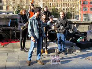 Nadal 2016. Girona Christmas Swing a la Rambla de la Llibertat