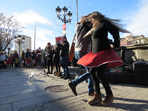 Nadal 2016. Girona Christmas Swing a la Rambla de la Llibertat
