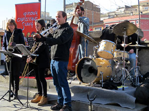 Nadal 2016. Girona Christmas Swing a la Rambla de la Llibertat
